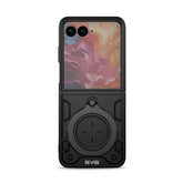 SYB Anti - Drop Hybrid Protector Case (with Ring Stand) for Motorola razr plus (2024) / razr Plus (2025) - BlackMotorola razr plus